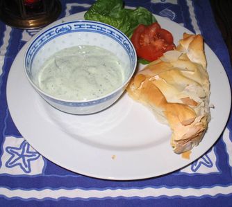 Vegan Recipes - Aloo Tikka Yums with Yoghurt Dip