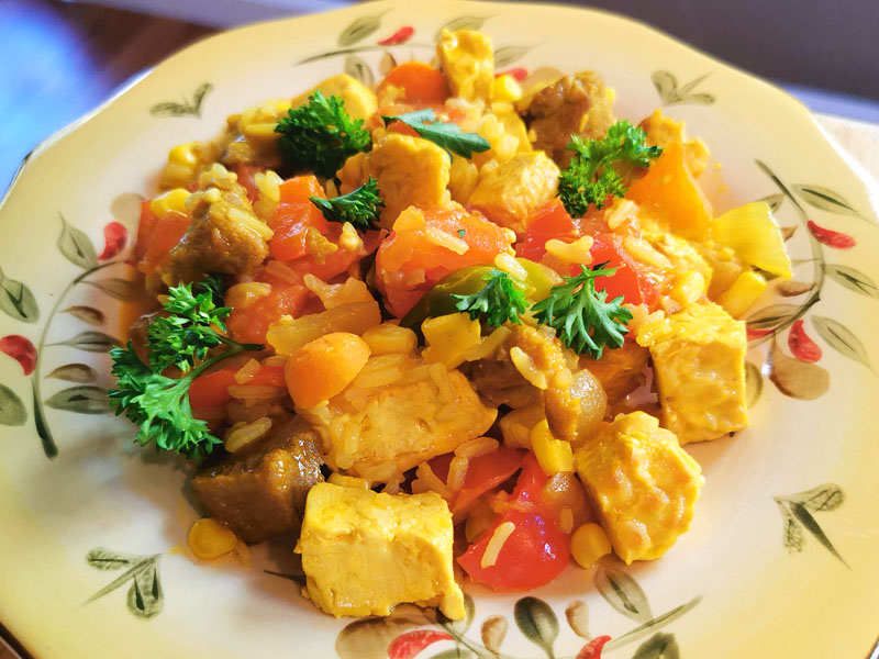 Vegan Recipes - Vegetable Paella