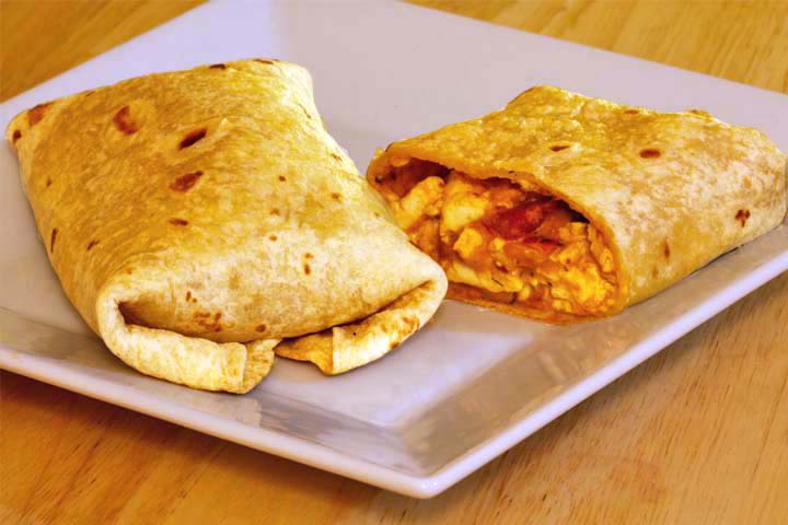 Vegan Recipes - Baked Chimichangas