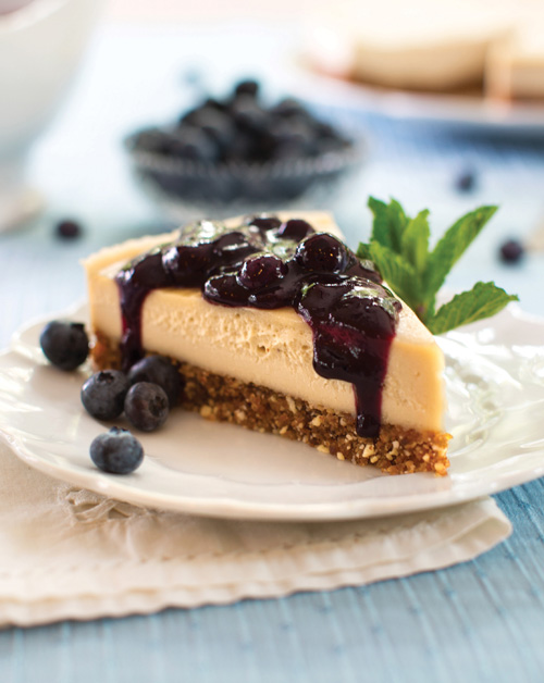 Vegan Recipes - Blueberry Cheesecake