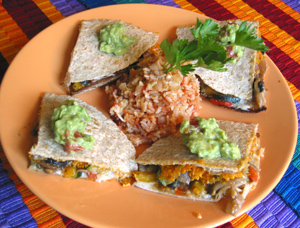 Vegan Recipes - Funky Quesadillas