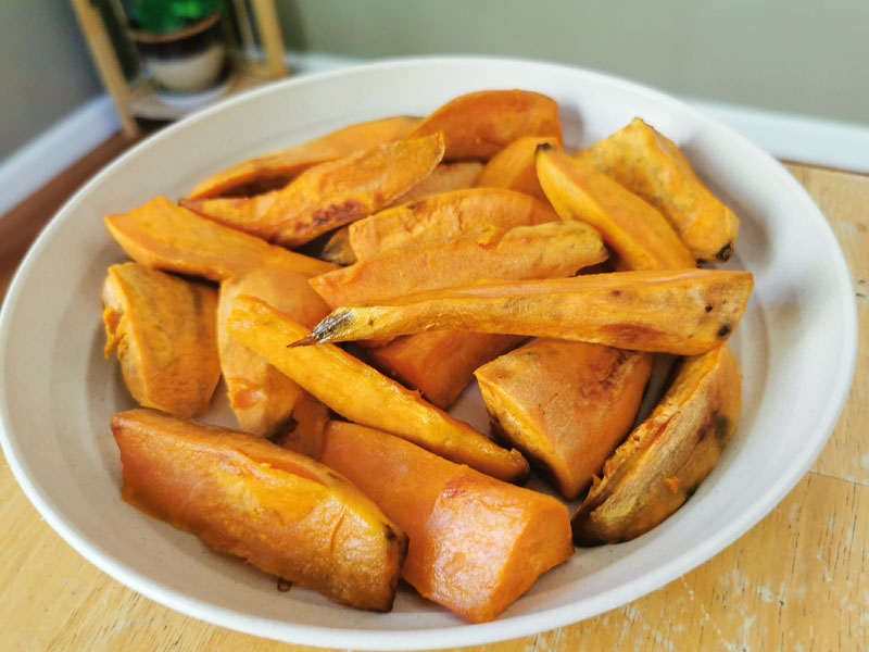 Vegan Recipes - Oven-Roasted Sweet Potatoes