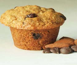 Banana Carob Almond Coconut Muffins