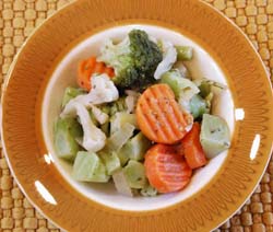 Broccoli and Other Veggies with Lemon Sauce