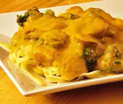 Fettuccine with Creamy Squash Sauce