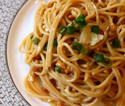 Pasta with Peanut Sauce